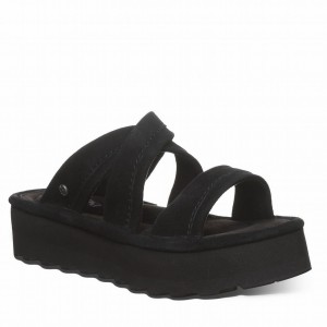 Bearpaw Altitude Women Sandals Black | MPQ7379IJ