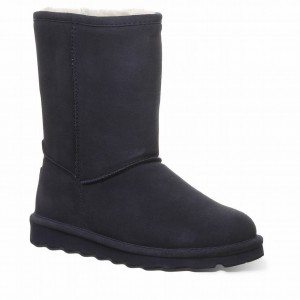 Bearpaw Elle Short Wide Women Boots Blue | UII3331RR