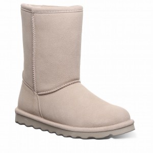 Bearpaw Elle Short Women Boots Brown | IIQ1417QD