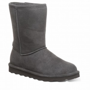 Bearpaw Elle Short Women Boots Grey | UPG5648BB