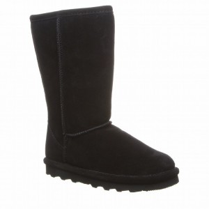 Bearpaw Elle Tall Youth Kids' Boots Black | EFC480DL