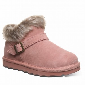 Bearpaw Jasmine Youth Kids' Boots Pink | HFR5755NQ