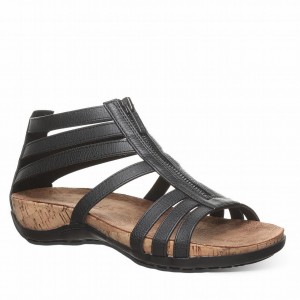 Bearpaw Layla II Women Sandals Black | XCR673ZL