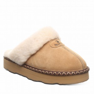 Bearpaw Loki Platform Lo Deco Women Slippers Brown | FUJ1094OK