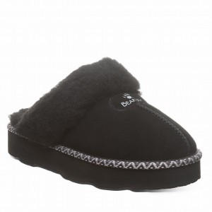 Bearpaw Loki Platform Lo Deco Women Slippers Black | JVO3921NT