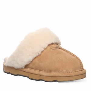 Bearpaw Loki Youth Kids' Slippers Brown | XPZ4092VI