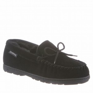 Bearpaw Mindy Wide Women Slippers Black | AFF597QB