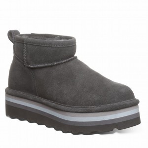 Bearpaw Retro Shorty Women Platform Boots Grey | DZN5971SI