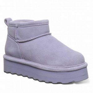 Bearpaw Retro Shorty Youth Kids' Boots Purple | QCZ916JD