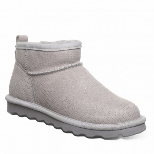 Bearpaw Shorty Exotic Women Boots Grey | NFN3081CL