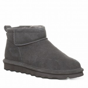 Bearpaw Shorty Wide Women Boots Grey | CRZ2859TP