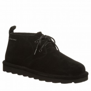 Bearpaw Skye Wide Women Chukka Boots Black | JZE4736KT