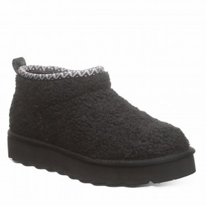 Bearpaw Snuggle Daphne Deco Women Boots Black | RJG7644NP