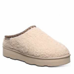 Bearpaw Snuggle Martis Women Slippers Beige | UGZ2265UQ