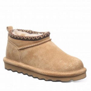 Bearpaw Super Shorty Deco Youth Kids' Boots Brown | WWK4151NQ