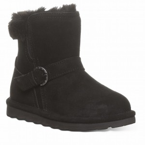 Bearpaw Tallula Youth Kids' Boots Black | SWM778HL