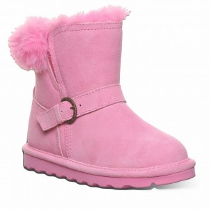 Bearpaw Tallula Youth Kids' Boots Pink | TJB7952JH