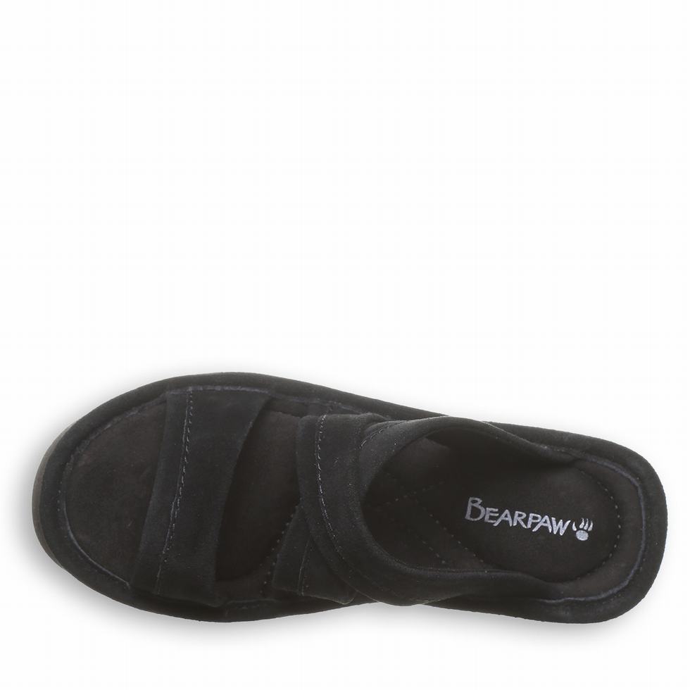 Bearpaw Altitude Women Sandals Black | MPQ7379IJ