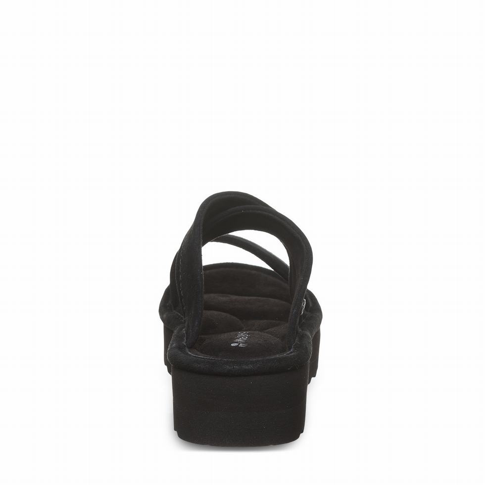 Bearpaw Altitude Women Sandals Black | MPQ7379IJ