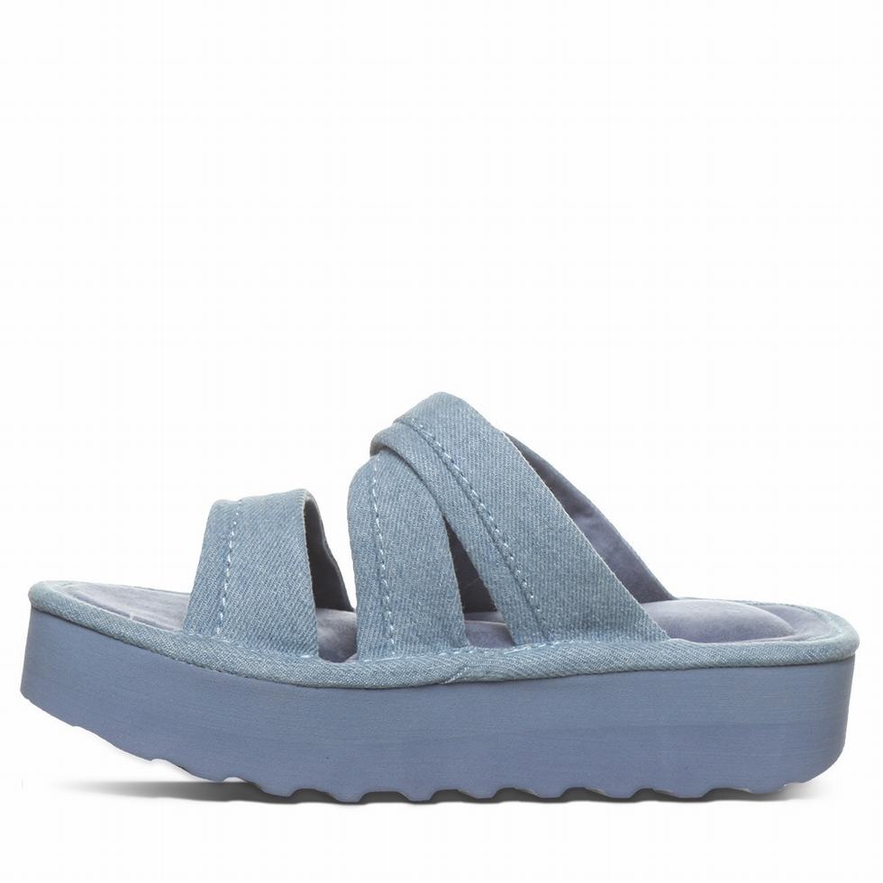 Bearpaw Altitude Women Sandals Blue | JTE756SU