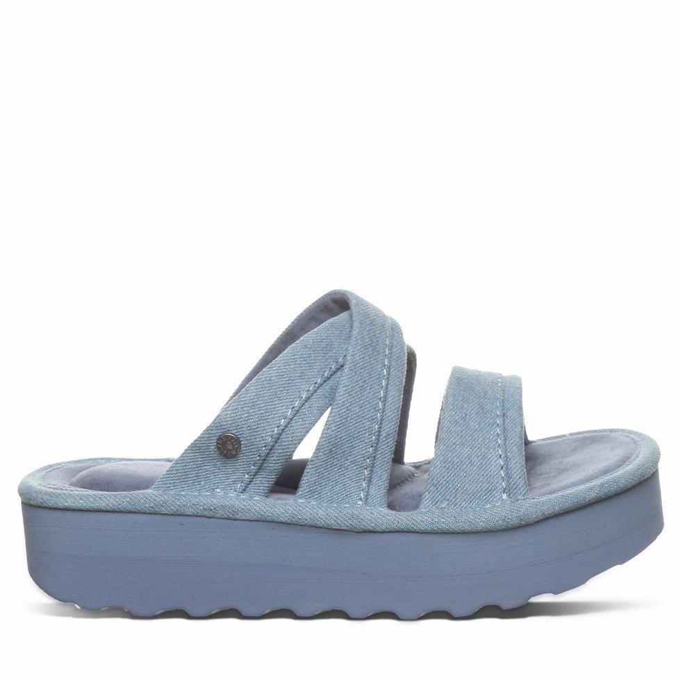 Bearpaw Altitude Women Sandals Blue | JTE756SU