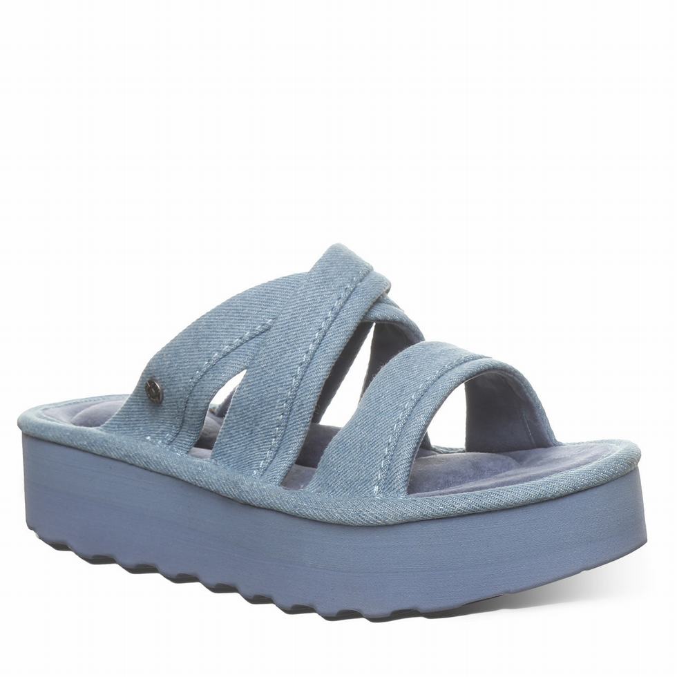 Bearpaw Altitude Women Sandals Blue | JTE756SU