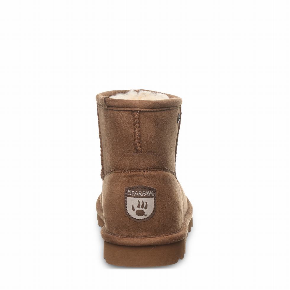 Bearpaw Alyssa Vegan Women Boots Brown | CWQ4770VQ