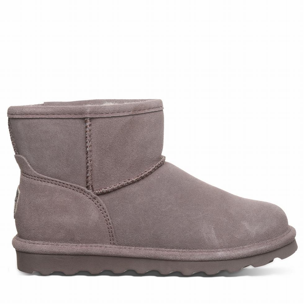 Bearpaw Alyssa Women Booties Grey | RNJ8145VR