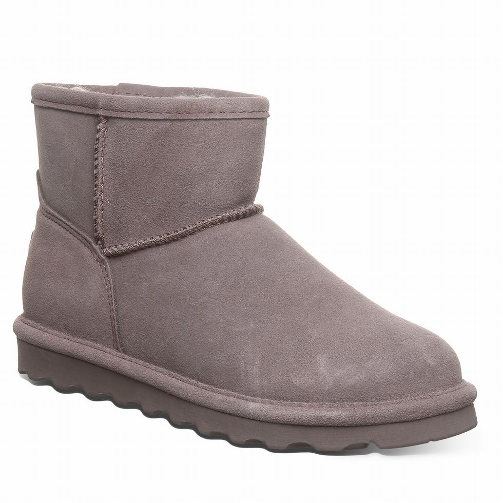 Bearpaw Alyssa Women Booties Grey | RNJ8145VR