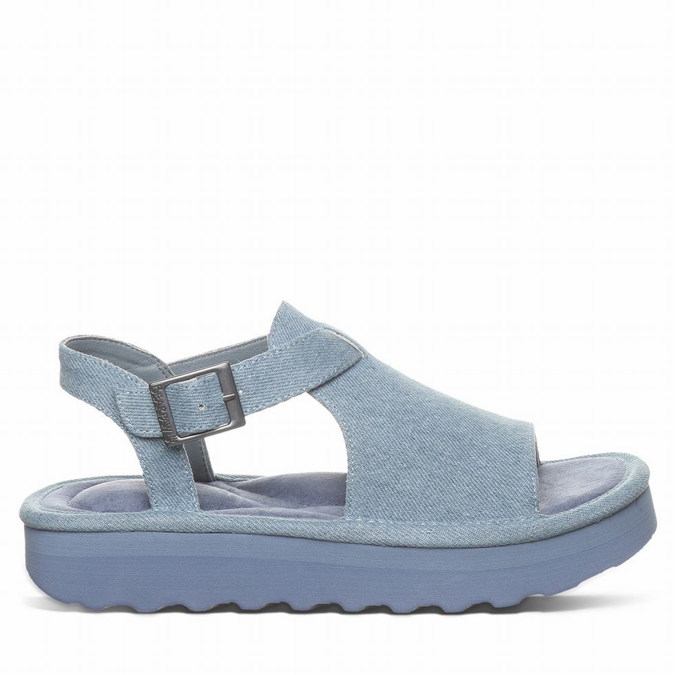 Bearpaw Ascend Women Sandals Blue | KIN7483AX