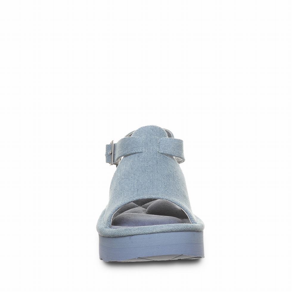 Bearpaw Ascend Women Sandals Blue | KIN7483AX