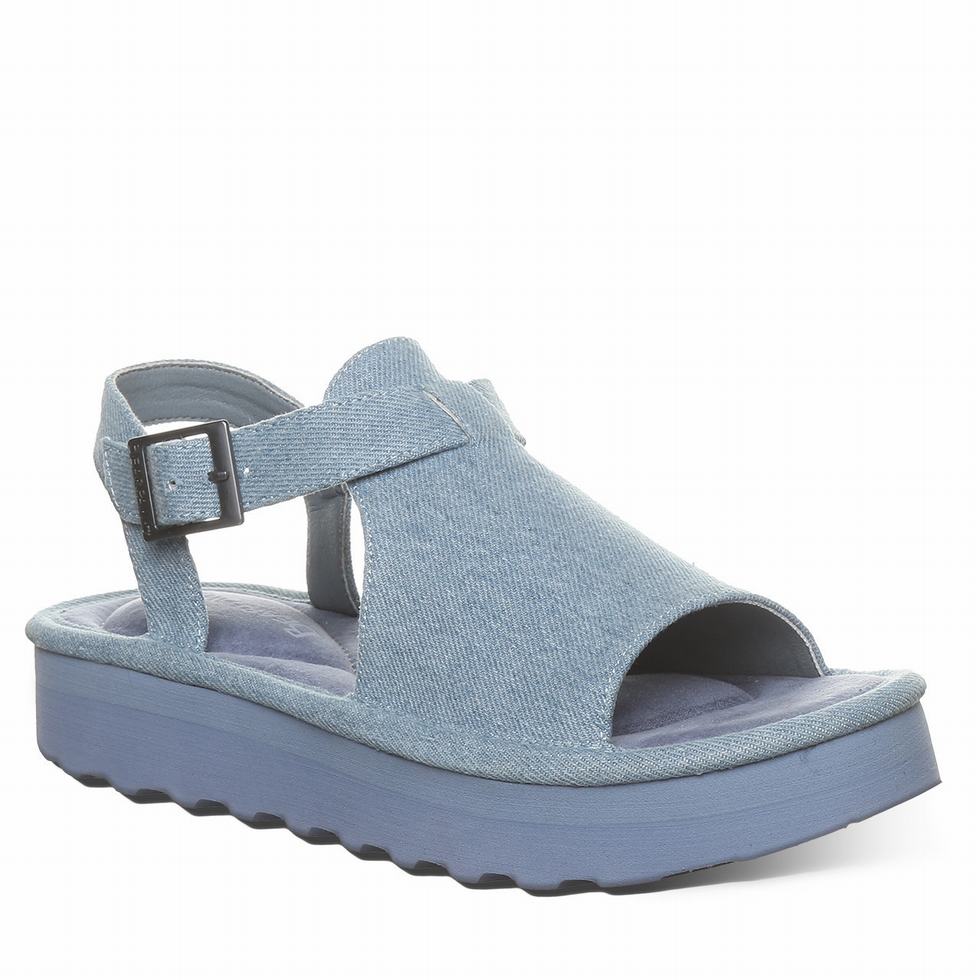 Bearpaw Ascend Women Sandals Blue | KIN7483AX