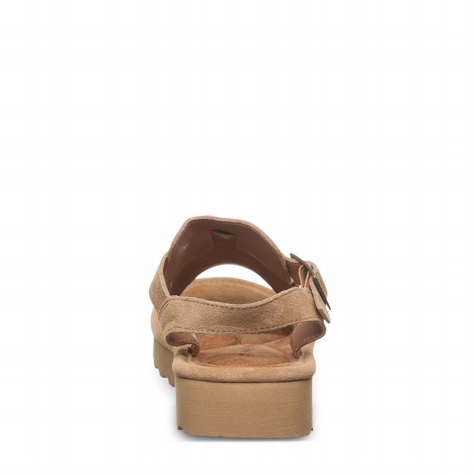 Bearpaw Ascend Women Sandals Brown | SGM7237WQ