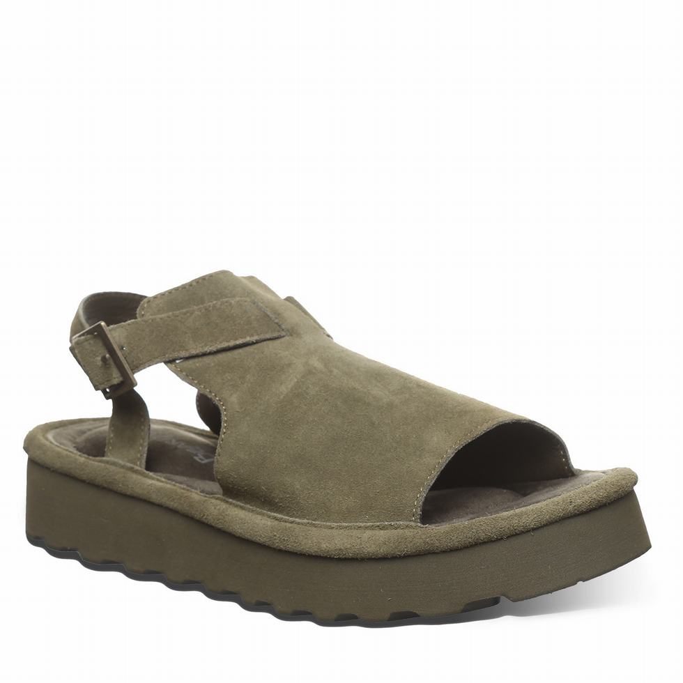 Bearpaw Ascend Women Sandals Green | WKE6223FR