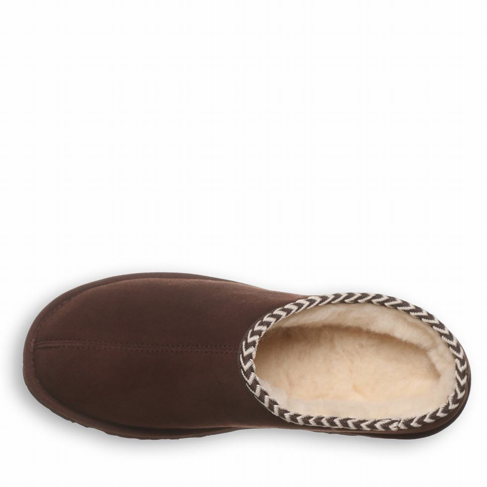 Bearpaw Beau Men Slippers Brown | MGN8917RQ