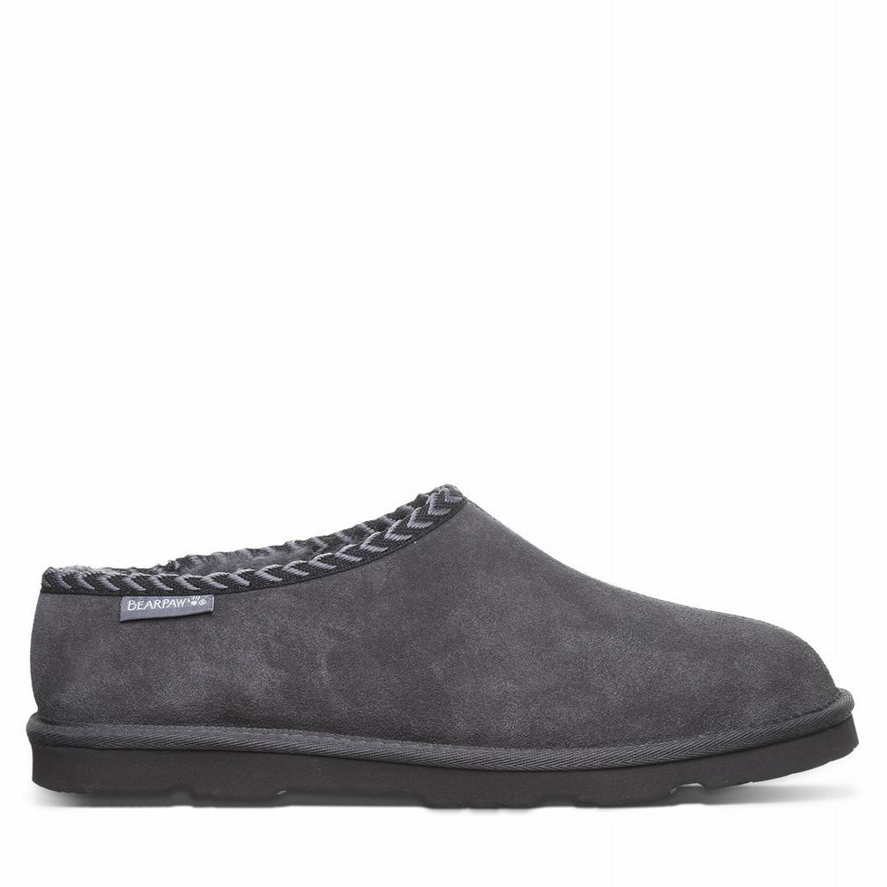 Bearpaw Beau Men Slippers Gray | LPV8682IK