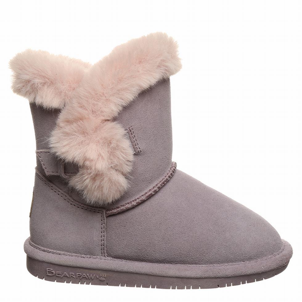 Bearpaw Betsey Youth Kids' Boots Pink | PYC1545WF