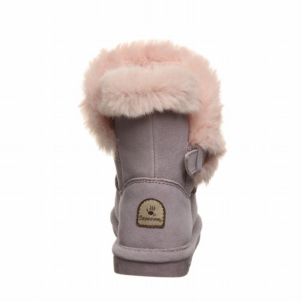 Bearpaw Betsey Youth Kids' Boots Pink | PYC1545WF