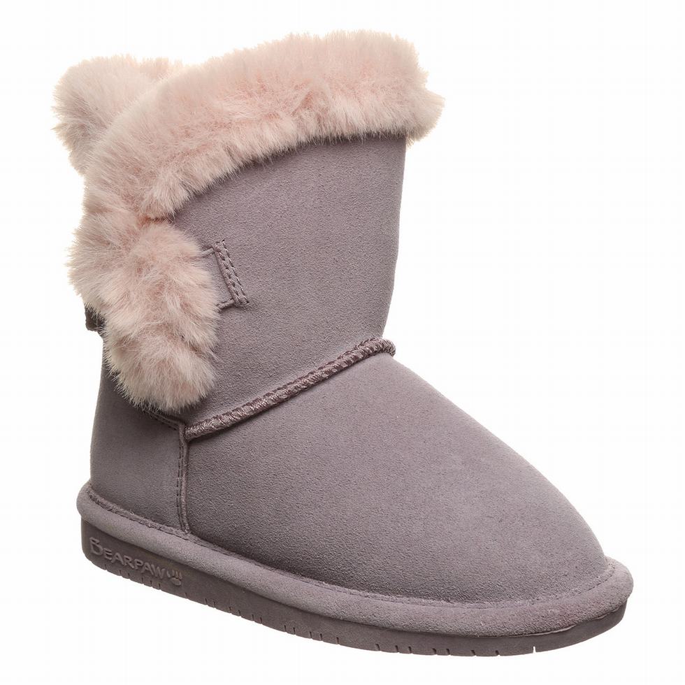 Bearpaw Betsey Youth Kids\' Boots Pink | PYC1545WF