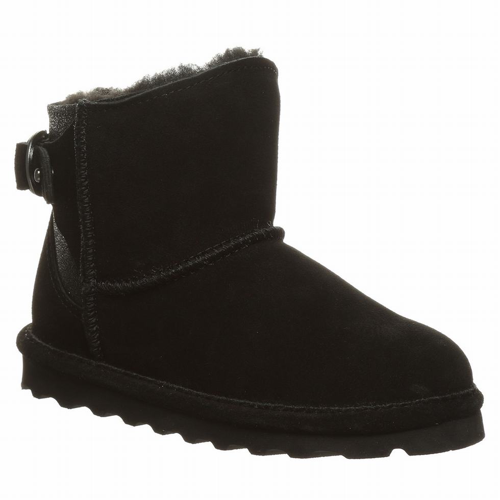 Bearpaw Betty Women Booties Black | KYZ2897ZQ