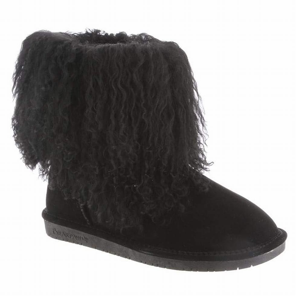 Bearpaw Boo Women Boots Black | LSJ7688IM