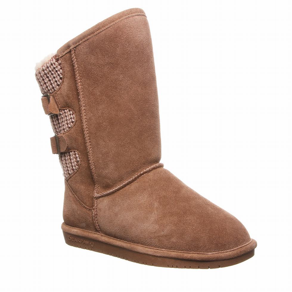 Bearpaw Boshie Wide Women Tall Boots Brown | ULG925UA