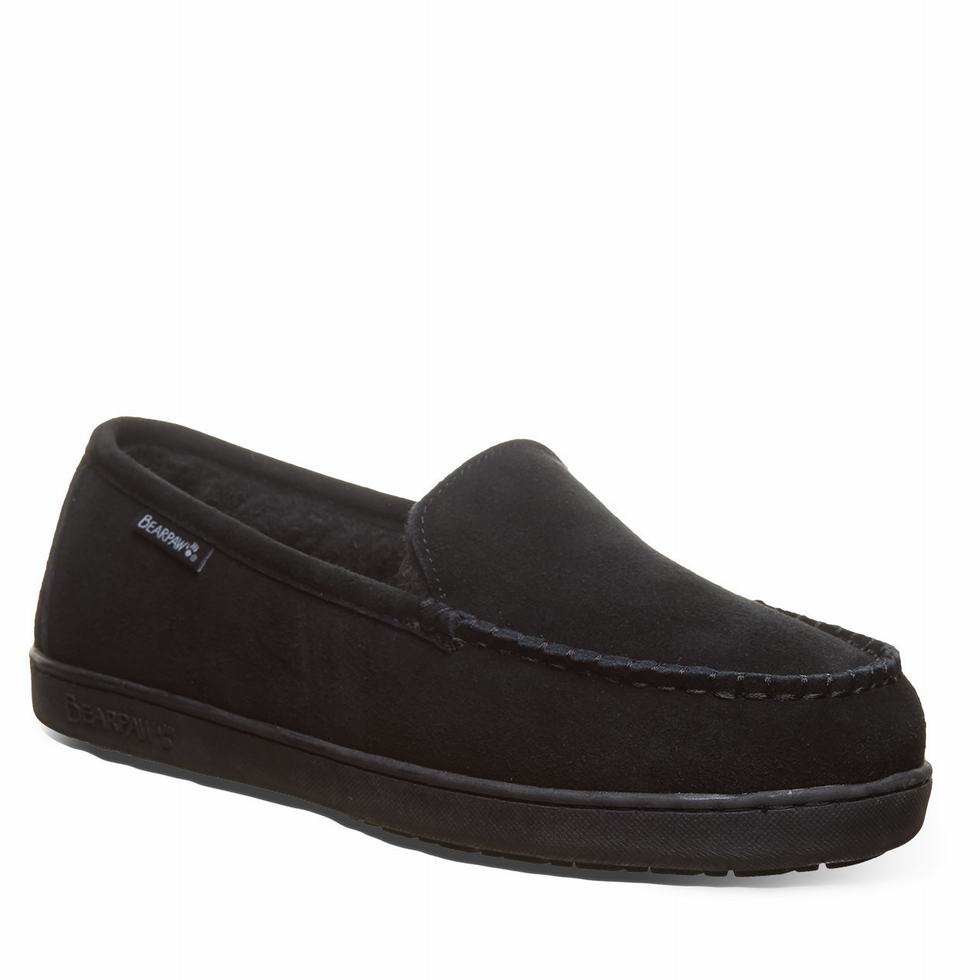 Bearpaw Brian Men loafers Black | MVZ8166TR