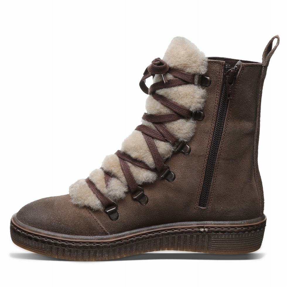 Bearpaw Celeste Women Boots Beige | MAQ9037ZA