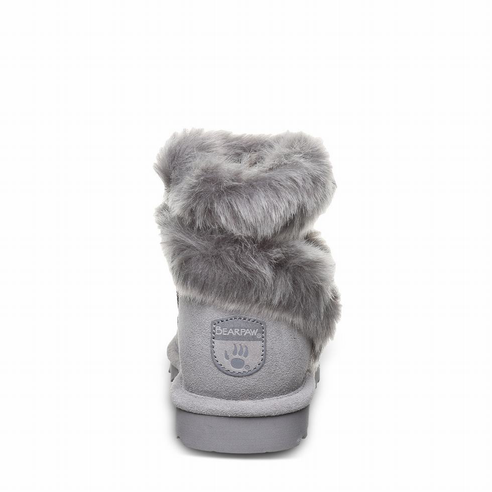 Bearpaw Chloe Women Boots Grey | KIJ6033ZO