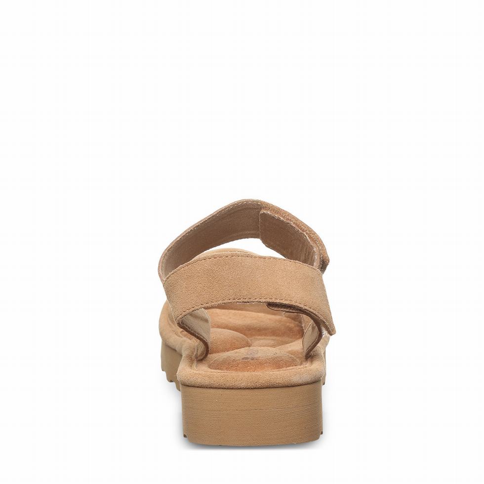 Bearpaw Crest Women Sandals Brown | RLP2896AD