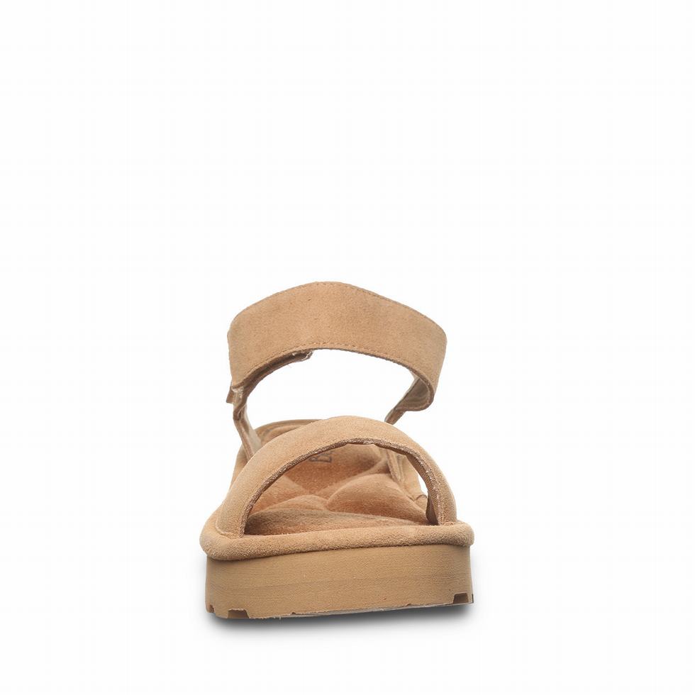 Bearpaw Crest Women Sandals Brown | RLP2896AD