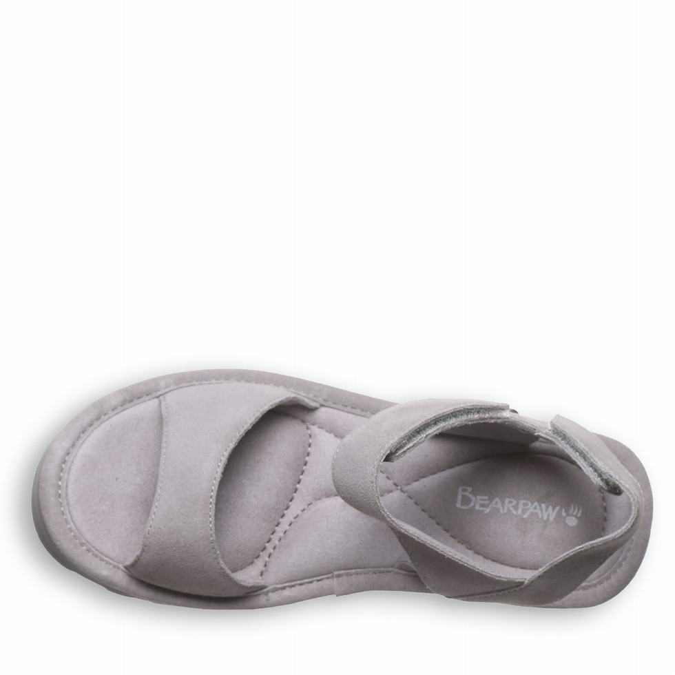 Bearpaw Crest Women Sandals Grey | GEU1580UM