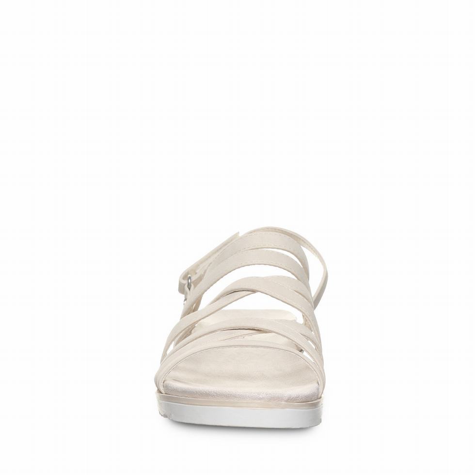 Bearpaw Crete Women Sandals Beige | QUL5179RM