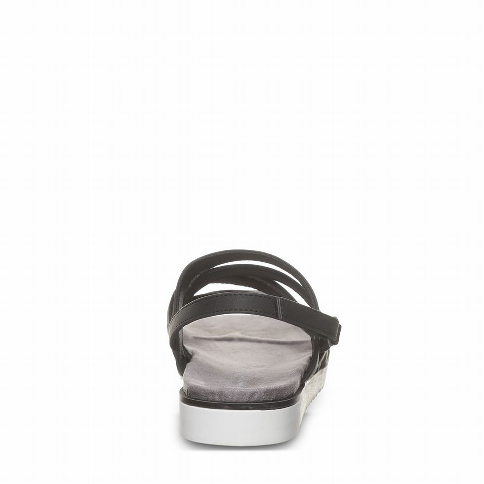 Bearpaw Crete Women Sandals Black | CLD2383JB